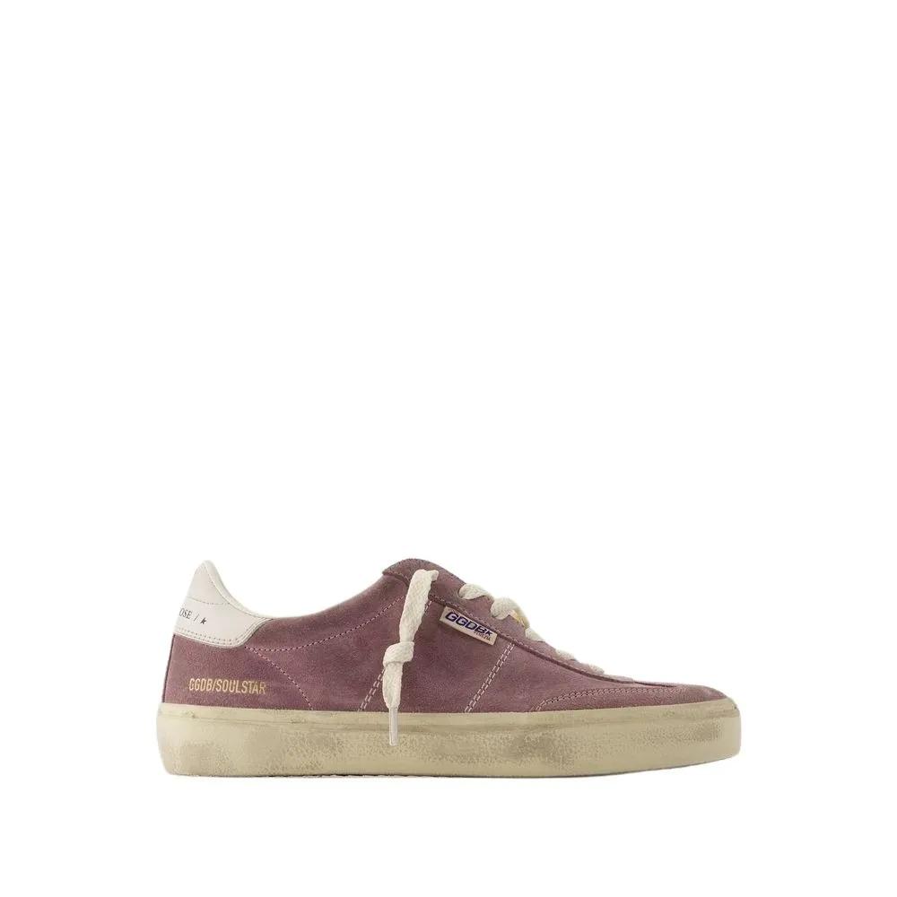 Golden Goose Low-Top Sneaker - Soul Star Sneakers - Leather - Purple - Gr. 35 (EU) - in Lila - für Damen