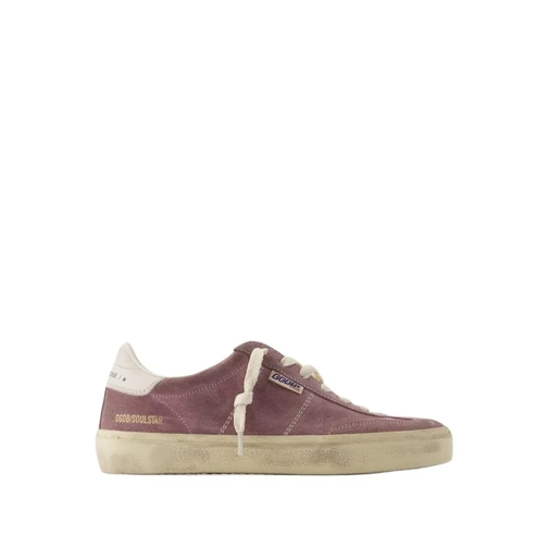 Golden Goose Soul Star Sneakers - Leather - Purple Purple Low-Top Sneaker