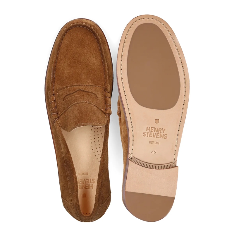 Henry Stevens Mocassin Loafer Riley M PL cognac(Image 4)