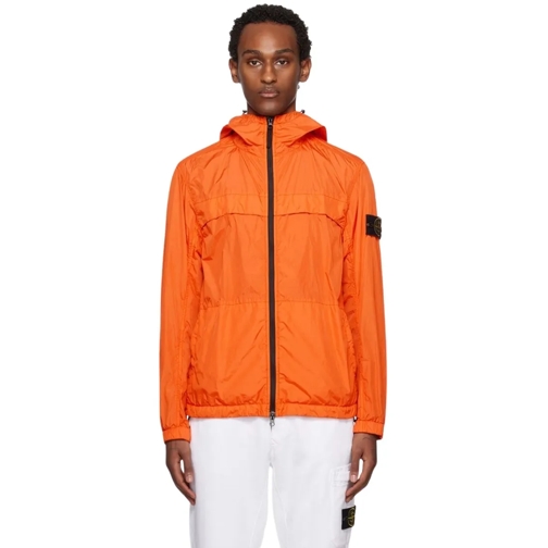 Stone Island Übergangsjacke Crinkle Reps R-Ny Jacket Orange