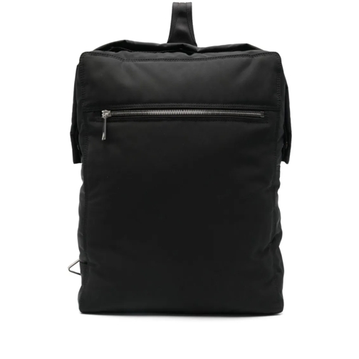 Bottega Veneta Rucksack Black Technical Jersey Padded Backpack Black