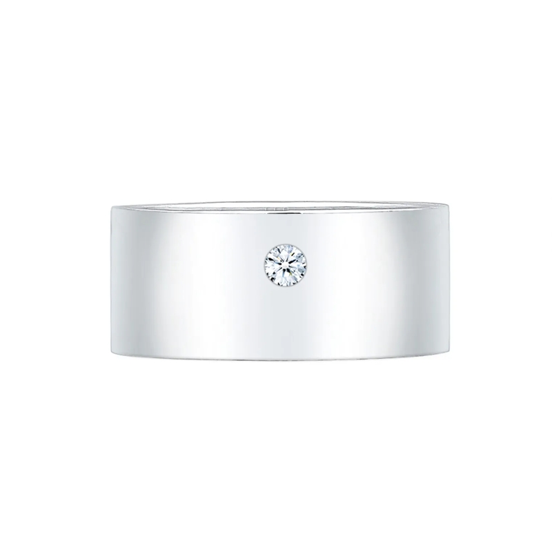 Elli Diamantring Ring Bandring Basic Diamant (0.03 ct.) 925 Silber silber(Image 2)