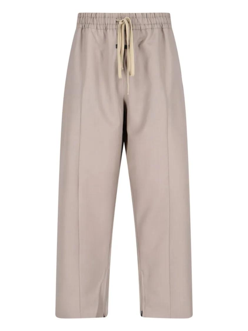 Thumbnail - FEAR OF GOD - Medium Waist Drawstring Pants In Virgin Wool - Größe L - beige