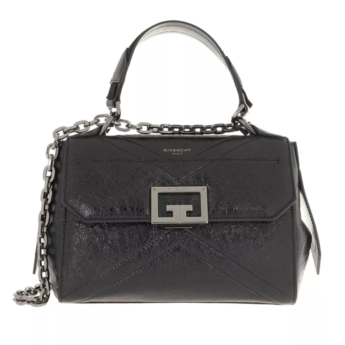 Givenchy Small ID Top Handle Bag Calfskin Black Satchel