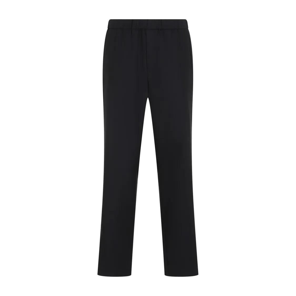 Giorgio Armani - Blue Virgin Wool Trousers - Größe 48 - blau