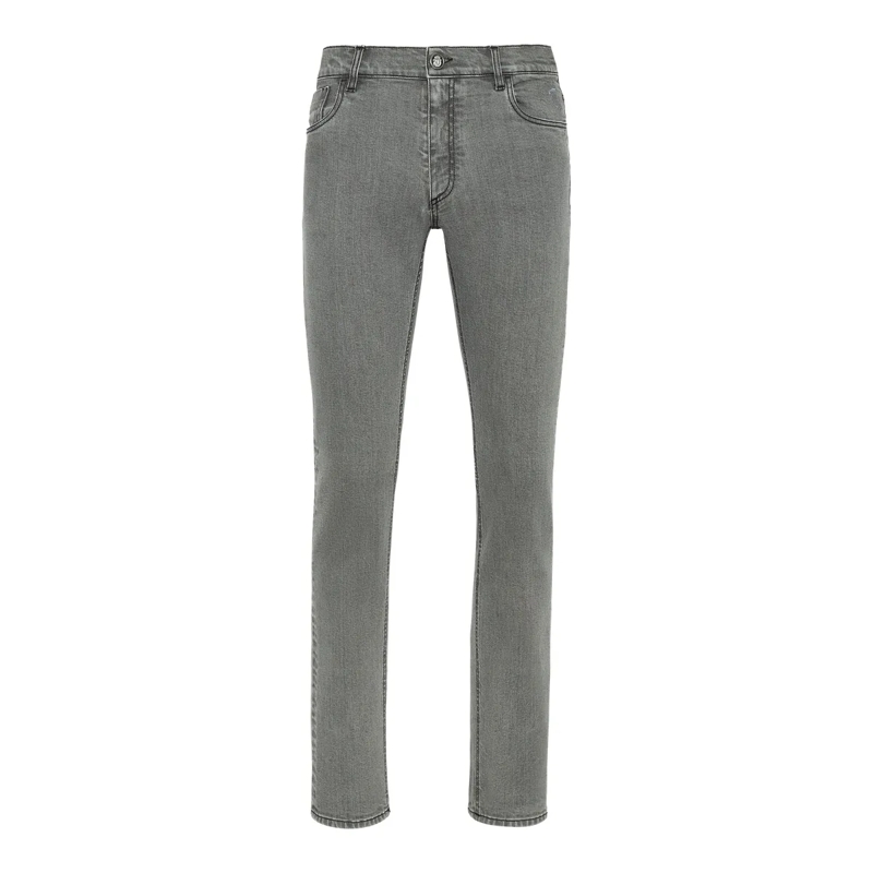 BILLIONAIRE Jeans mit geradem Bein Jeans Gerader Schnitt grau
