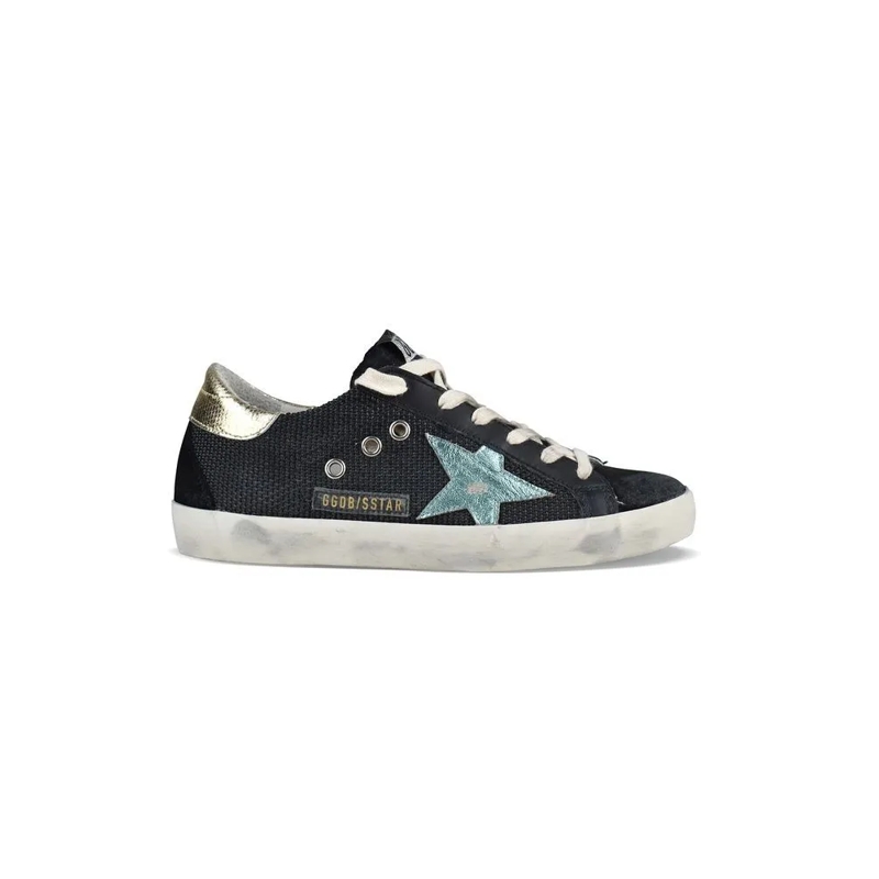 Golden Goose Low-Top-Sneaker Superstar Sneakers Black