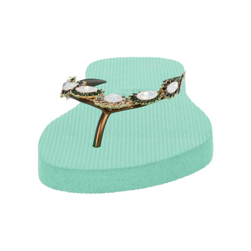 UZURII Flip Flops Pantoffeln Pantoffel Boo Boo mintgrün(Image 5)