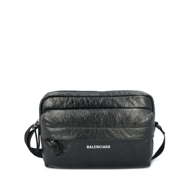 Balenciaga Schultertasche Rectangular Crossbody Bag Black