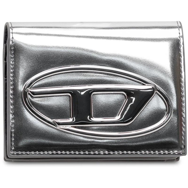 Diesel Porte-monnaie Portafoglio Bi-fold silber