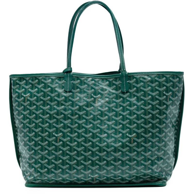 GOYARD Shopper Goyardine Reversible Anjou PM grün