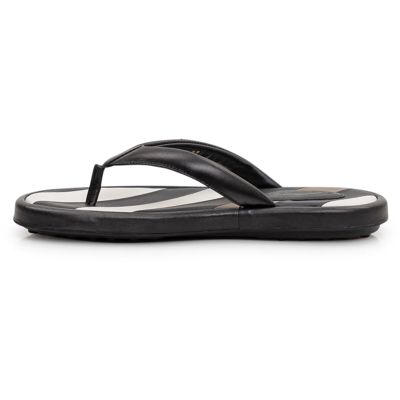 Tod's Slides Infradito in Gomma con Fascia Sagomata schwarz(Image 4)