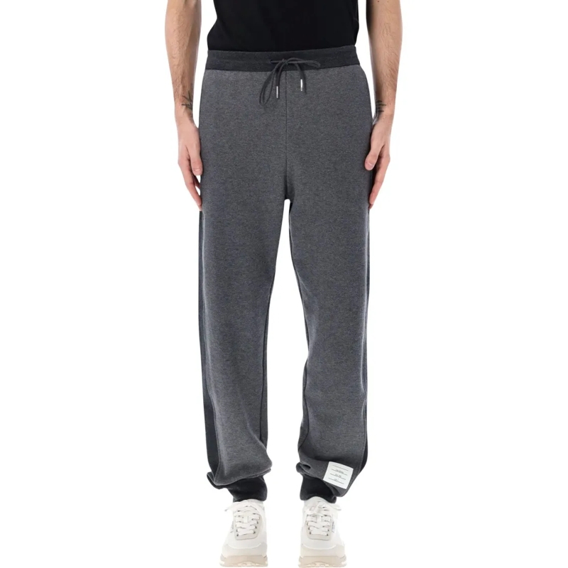 Thom Browne joggingbroek Grey Engineered 4-Bar Sweatpants Grey