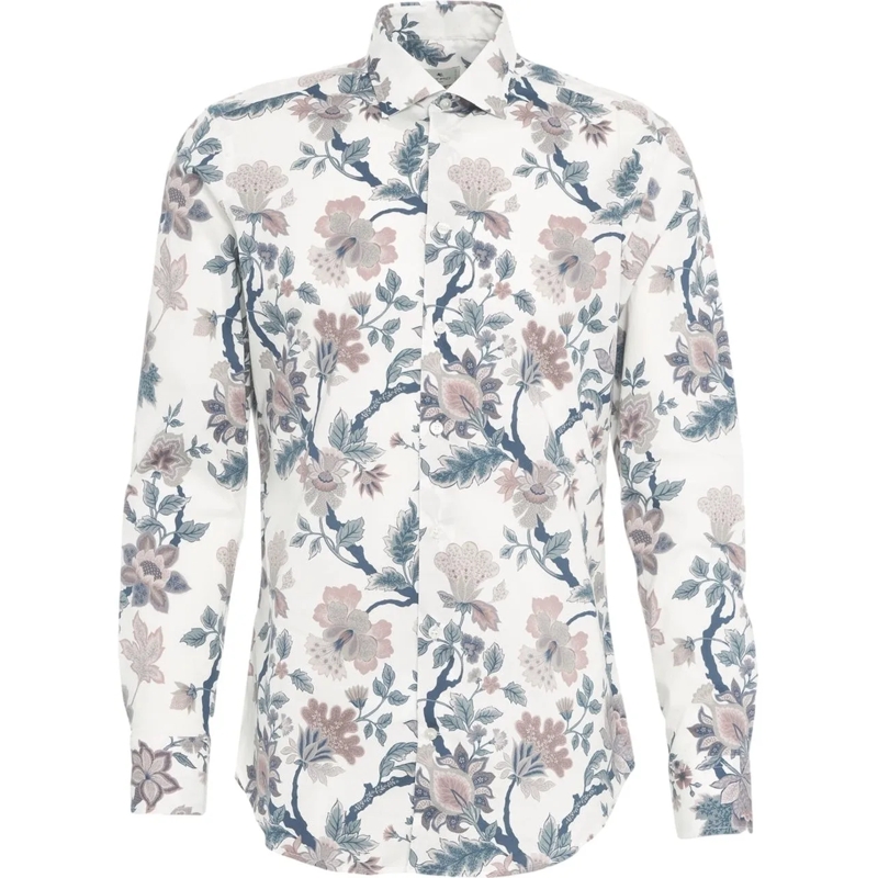 Etro T-shirt Shirt with floral print weiß