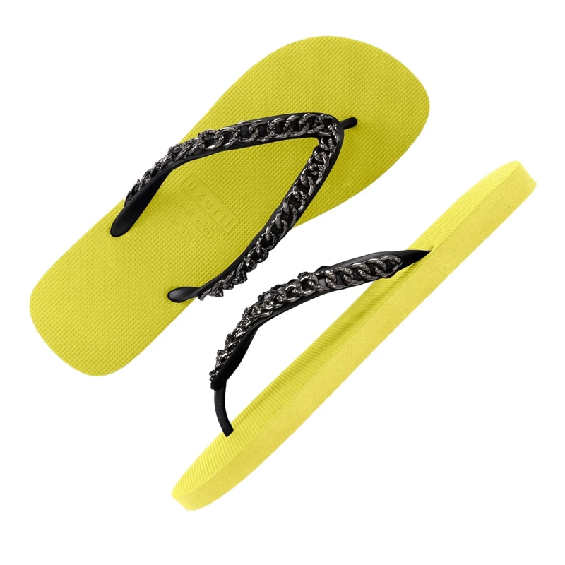 UZURII Flip Flops Zehentrenner Silver Large hell-grün(Image 4)