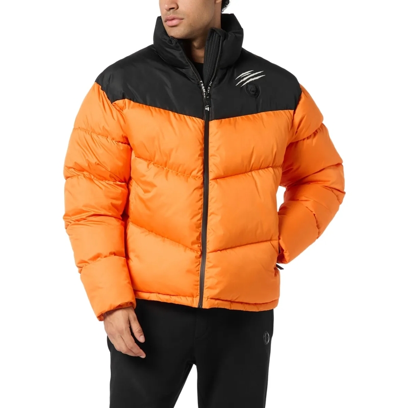 Plein Sport Lederjacke Jacke orange(Image 3)