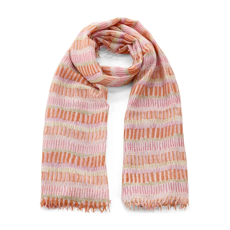 Hemisphere Leichter Schal Schal aus Kaschmir & Seide mehrfarbig