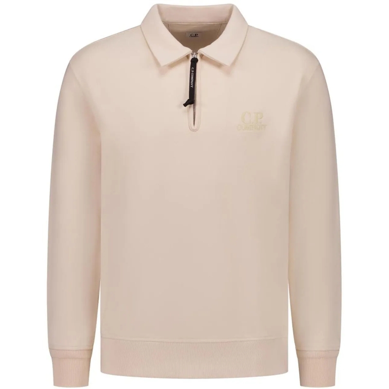 CP Company  Sweatshirts - Polo Collar beige