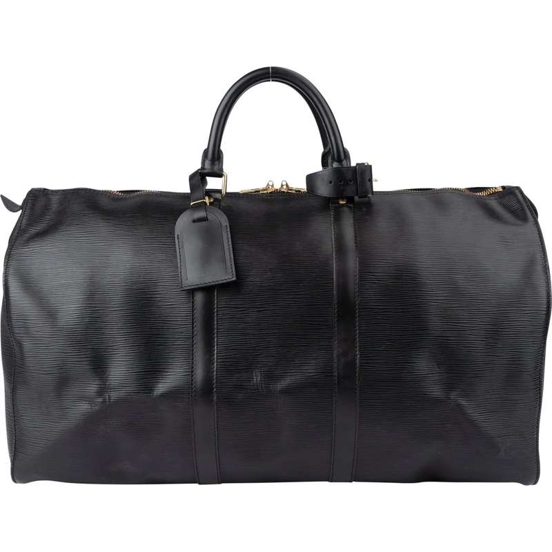 Louis Vuitton Tote Louis Vuitton Noir Epi Leather Keepall 50 schwarz