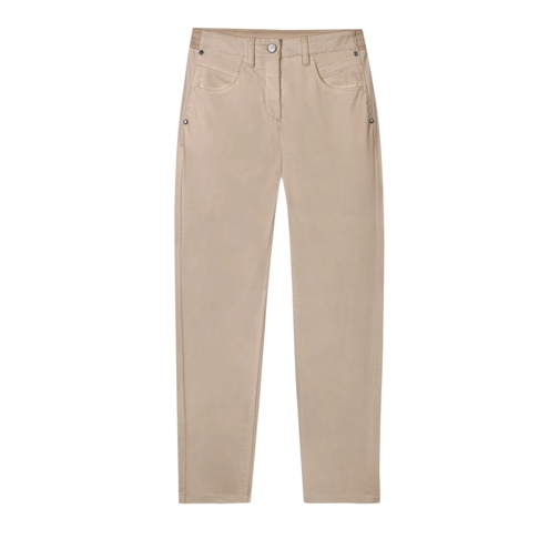 Luisa Cerano High-Stretch Velvet-Denim soft camel Pantaloni