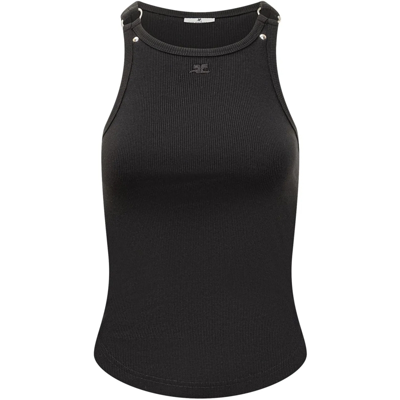 Courrèges Top Top Courreges schwarz