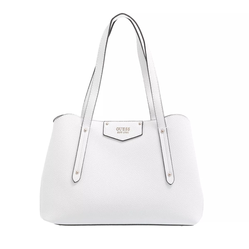 Guess Eco Brenton Girlfriend Satchel White | Shopping Bag | fashionette