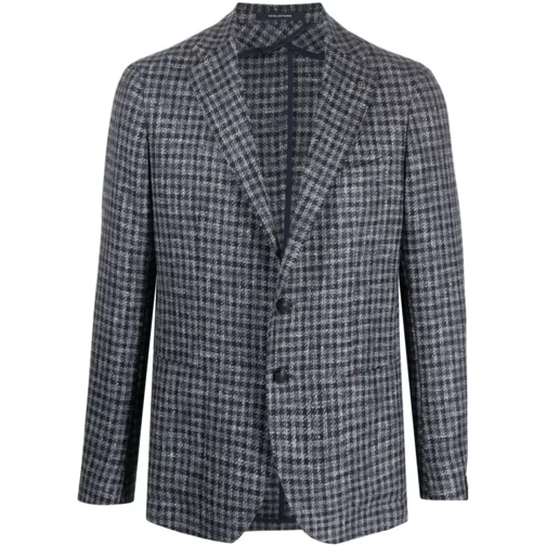 Tagliatore Single-Breasted Blazer Grey 