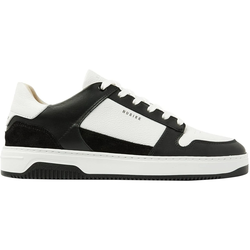 Nubikk Low-Top-Sneaker Basket Court | Zwart Witte Sneaker voor Heren mehrfarbig