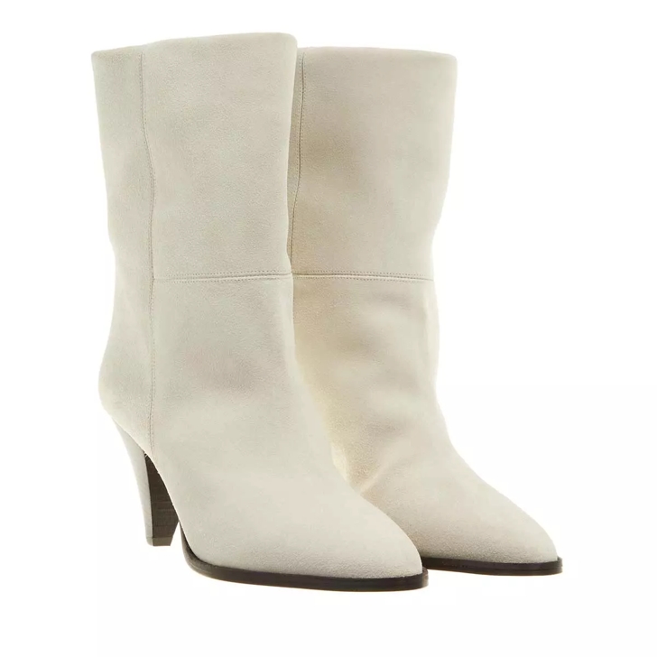 Isabel Marant Boots Rouxa Suedeleather Chalk Enkellaars