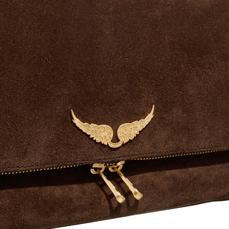 Zadig & Voltaire Crossbody Bag Rocky Ii Suede Wood(Image 4)
