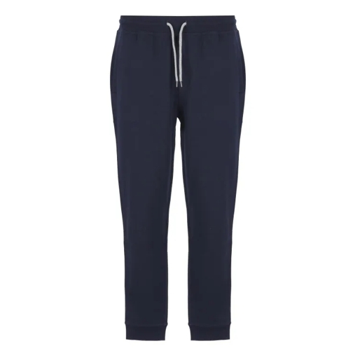 Brunello Cucinelli Cotton, Cashmere And Silksweatpants Blue 