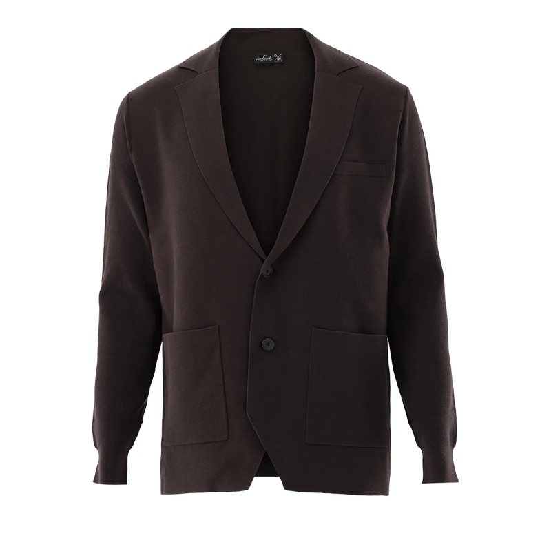 VAN LAACK Strickjacke Weste Uni braun