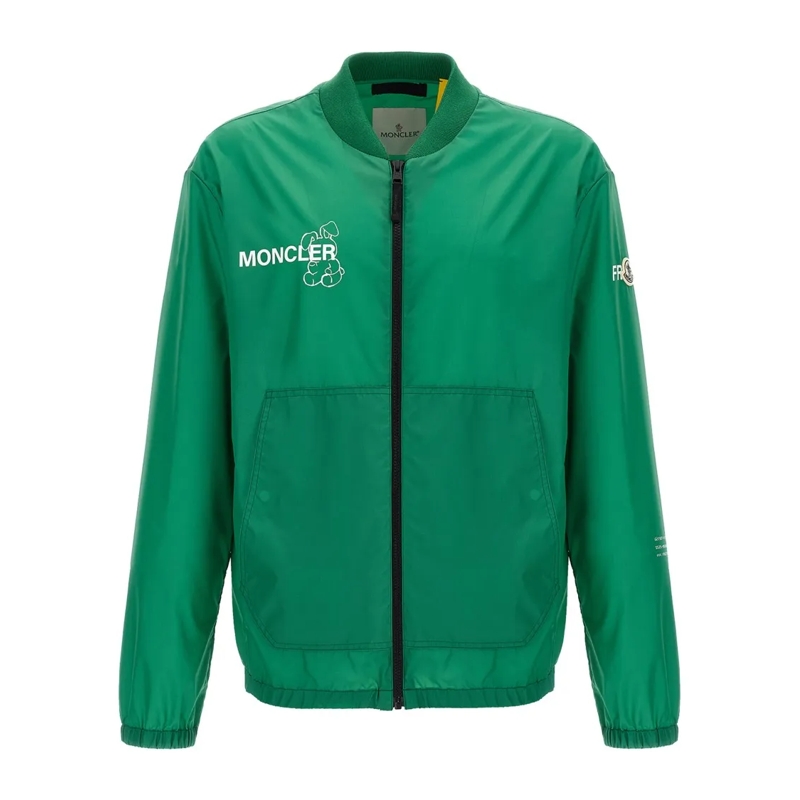 Moncler Blouson aviateur Ostria' Bomber Jacket Green