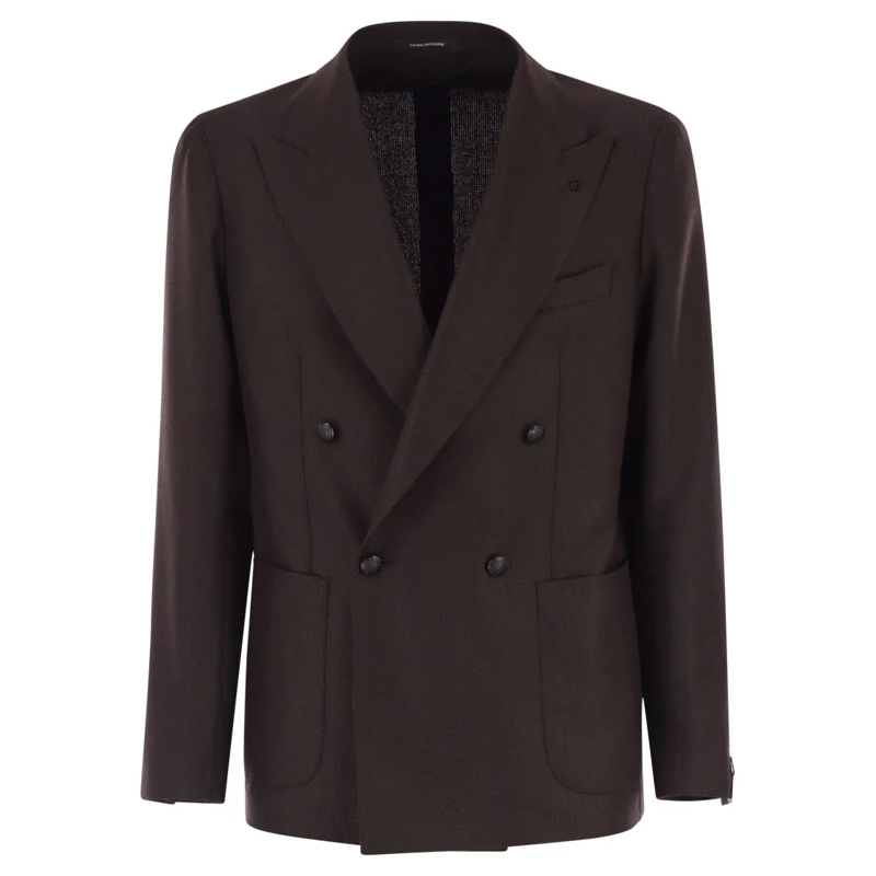 Tagliatore Blazer Double-Breasted Jacket Black