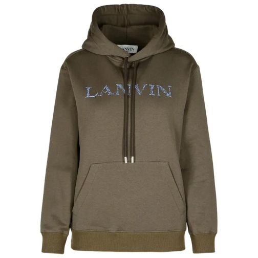 Lanvin Brown Cotton Sweatshirt Brown Hemden