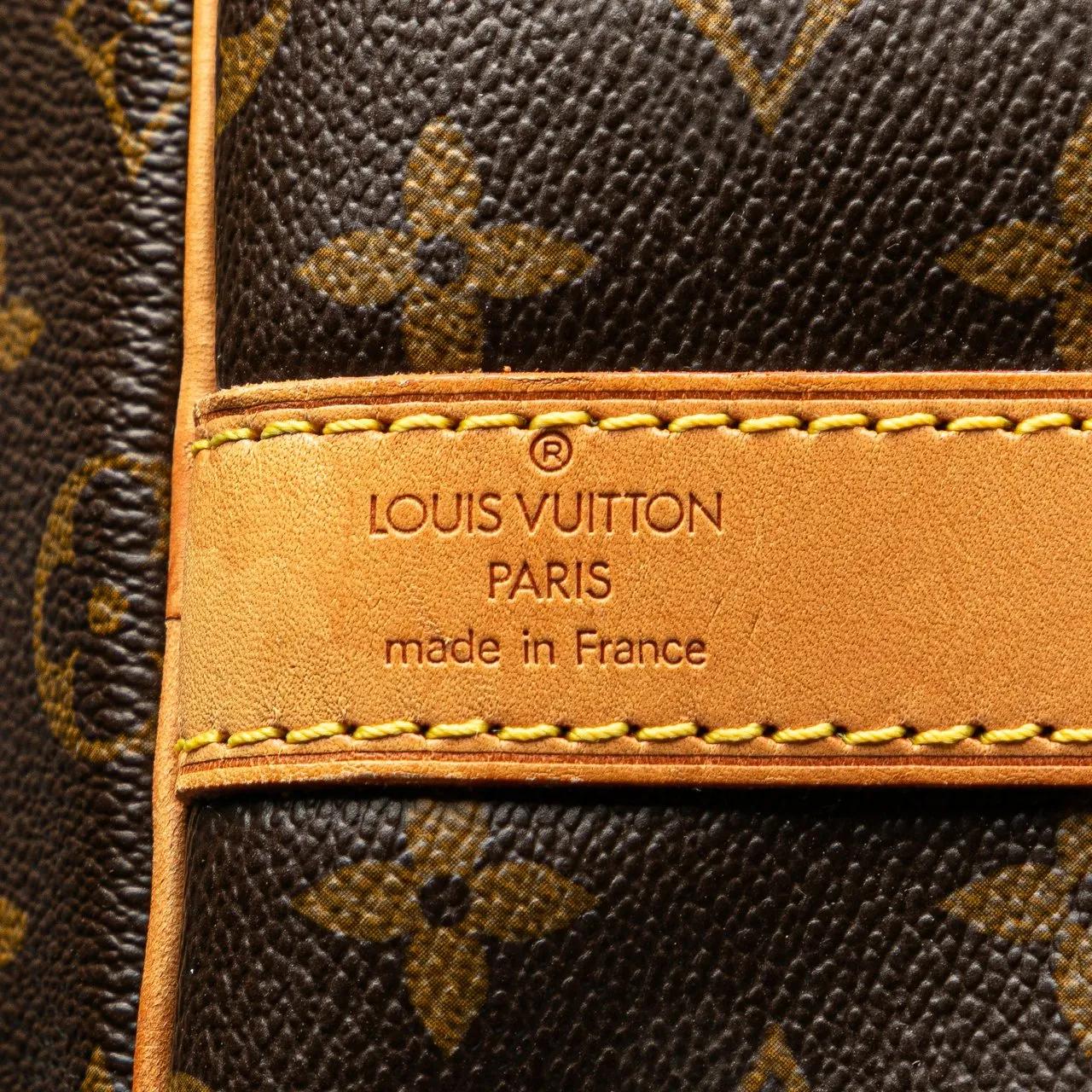 Thumbnail - Louis Vuitton Weekender - Monogram Keepall Bandouliere 55 - Gr. unisize - in Braun - für Damen