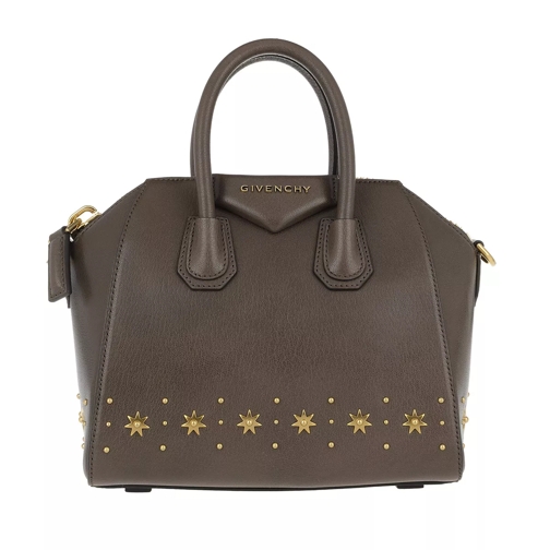 Givenchy Antigona Mini Bag Star Stud Heather Grey Rymlig shoppingväska
