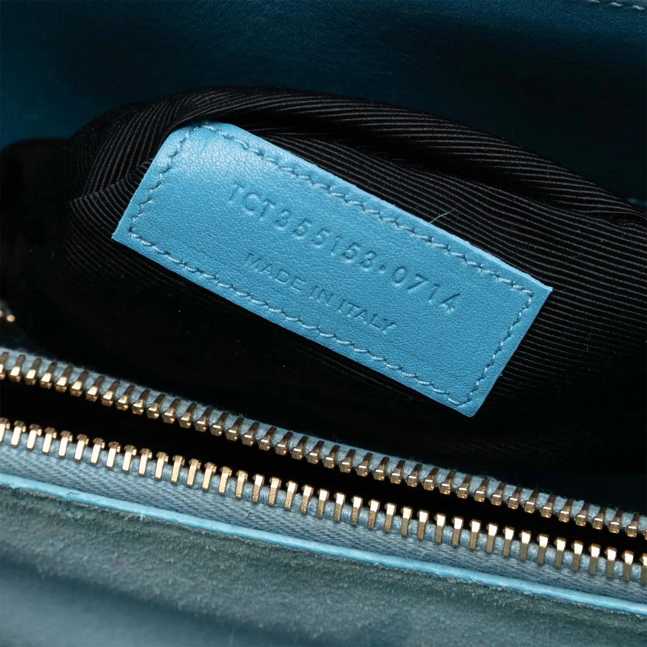 Thumbnail - Saint Laurent Hobo Bags - Small Leather Sac De Jour Satchel - Gr. unisize - in Blau - für Damen