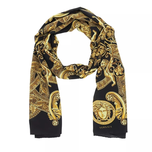 Versace Stola Black/Gold Tunn sjal