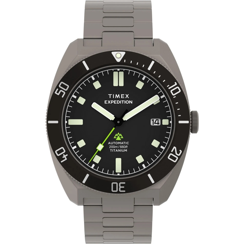 Timex Quarzuhr Mechanische Automatikuhr Expedition® Pioneer Autom grau