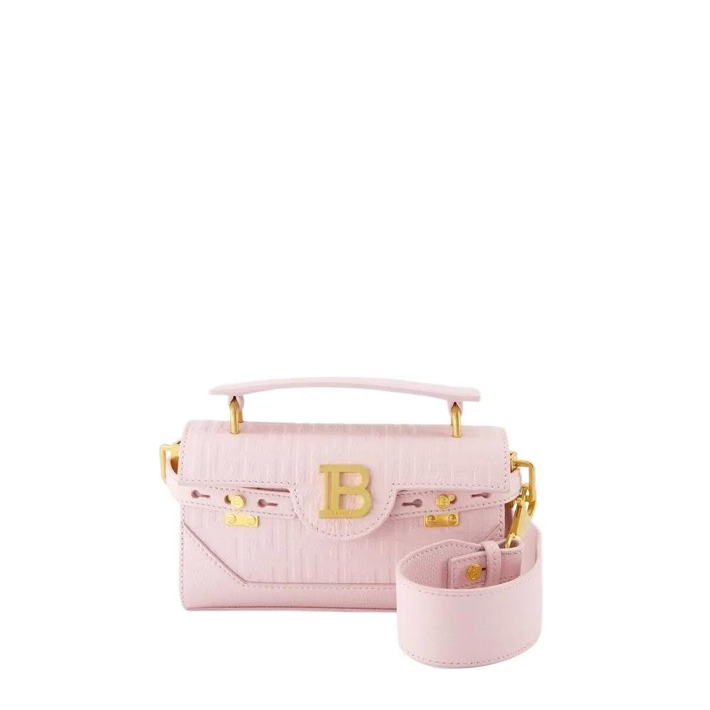 Balmain Shopper - B-Buzz 19 Crossbody - Leather - Light Pink - Gr. unisize - in Rosa - für Damen