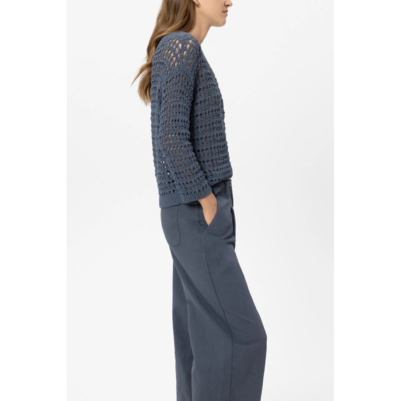 Luisa Cerano Trui Pullover LANGARM tinted blue(Image 3)