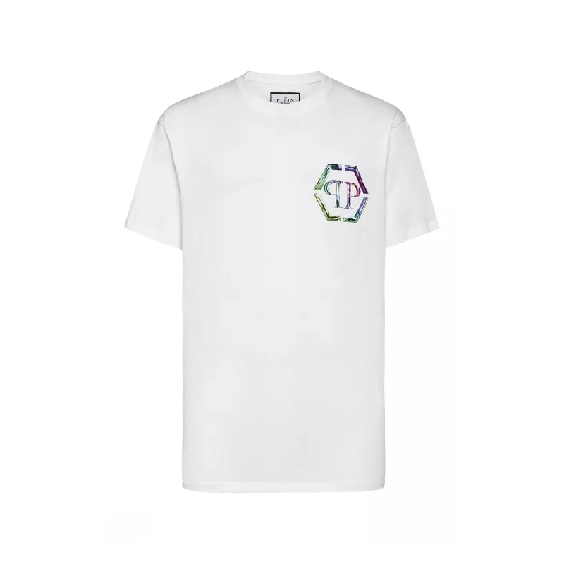 Philipp Plein  White Logo Print T-Shirt White