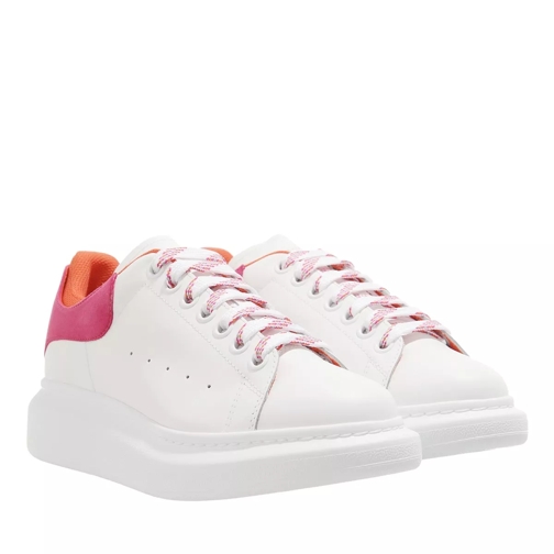 Alexander McQueen Oversized Sneakers White Hot Pink scarpa da ginnastica bassa