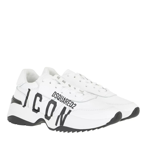 Dsquared2 Shoes White/Black Low-Top Sneaker