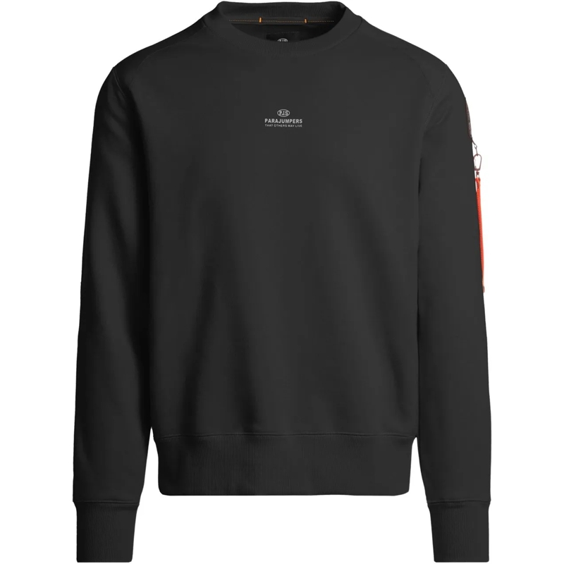 Parajumpers Sweatshirt Sabre Basic Sweater Rescue Fleece schwarz