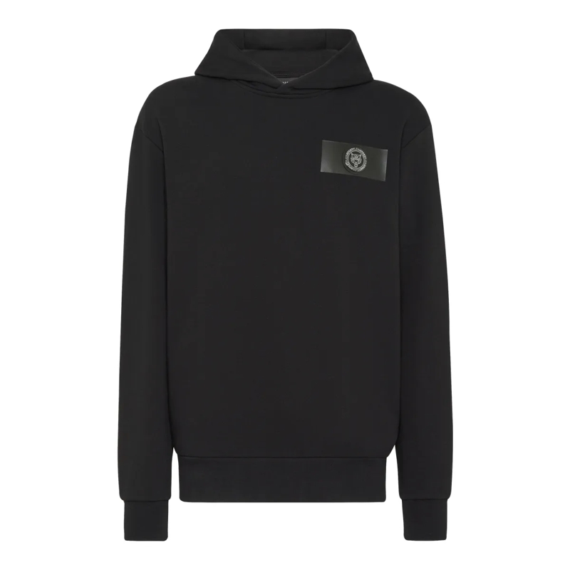 Plein Sport Top Hoodie schwarz