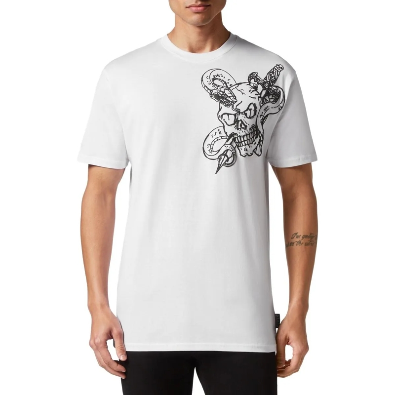 Philipp Plein T-Shirt T-Shirt Snake weiss(Image 4)
