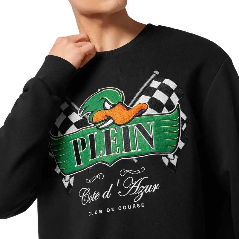 Philipp Plein Top Sweatshirt Duck schwarz(Image 5)