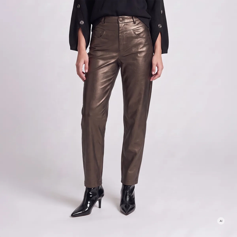 Marc Aurel Barrel-Jeans Barrel Fit Jeans- mit Logo- 5-Pocket Styling-  braun(Image 3)